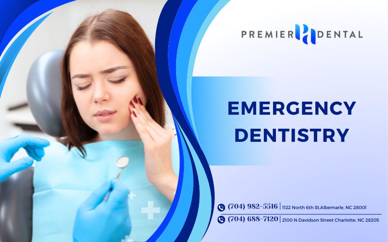 Same-day emergency dentist in Albemarle and Charlotte NC