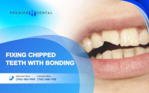 Fixing chipped teeth with bonding